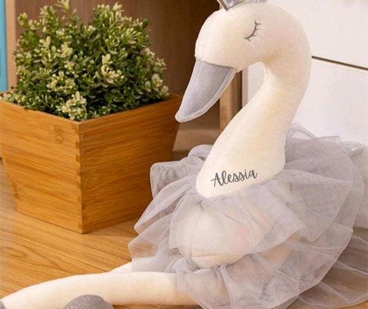 Papusa Personalizata Swan Princess , 40 cm