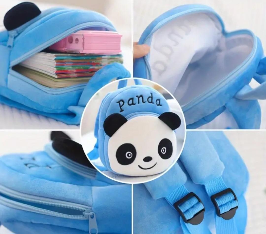 Rucsac Personalizat Plus Panda Albastru Mini, 22*20 cm