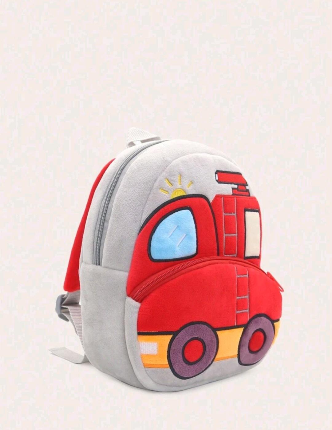 Rucsac Personalizat Plus Fire Truck, 26*24*10 cm